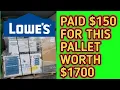 Buying a 150 Lowes Pallet They said it was worth 1700 - Let s SEE