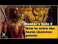 Baldur s Gate 3 How to solve the Sarin skeleton puzzle