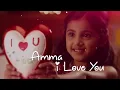 Amma I Love You - Lyric Video | Bhaskar Oru Rascal | Amala Paul, Baby Nainika | Amrish