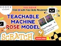 Train your own Teachable Machine Pose Model in scratch Step-by-Step Tutorial AI in scratch