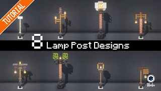 8 Lamp Post Designs for Minecraft