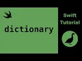 Swift Tutorial Dictionaries creation add remove count capacity struct as a key