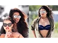 PRIYANKA CHOPRA In A Black Swimsuit On Miami Beach Flaunts Beach Body