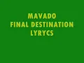Mavado - Final Destination (LYRICS) (follow @DancehallLyrics )