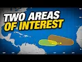 Tracking Several Areas in the Tropics