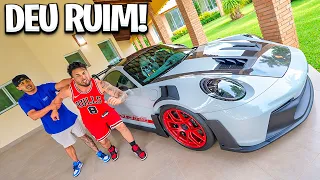 PEGUEI A PORSCHE GT3 RS DO RENATO ESCONDIDO!! * deu ruim * 😱