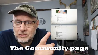 The community page and surveys