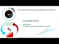 How to write python program on digsilent powrfactory