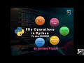 Binary File Handling lecture 4