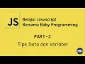 Variabel dan Tipe Data Pada JavaScript Part-2 JavaScript