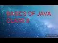 BASICS OF BLUEJ CLASS 8