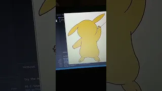 Pikachu using python turtle graphics