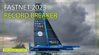 Rolex Fastnet Race 2023 line honours winners SVR-Lazartigue skipper François Gabart