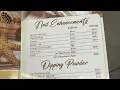 Desert Nail Spa Digital menu TV menu