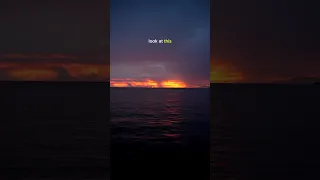 Fire 🔥 Sunset on a sailboat in the Grenadines #sailingfamily #sunset #oceansunsets #sailing #boat