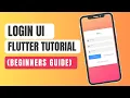 Minimal Login UI Flutter Tutorial Modern Design Flutter Login UI Flutter Login Screen 2023