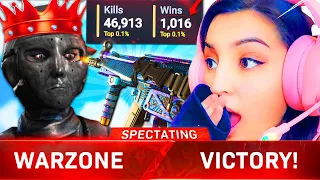 MY GIRLFRIEND SPECTATES THE BEST WARZONE PLAYER 1000 WINS