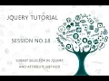 JQUERY TUTORIAL FOR BEGINNERS 18 SUBMIT SELECTOR IN JQUERY AND ATTRIBUTE METHOD