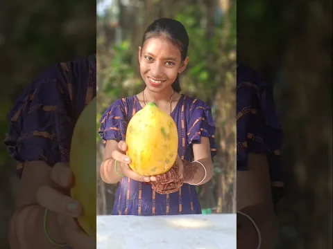Papaya makha recipe | #shorts #trending #food #chaat