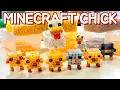 3D Perler Bead Minecraft Baby Chicks Tutorial