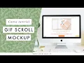 Canva tutorial Create a GIF scroll animation mockup to show your website