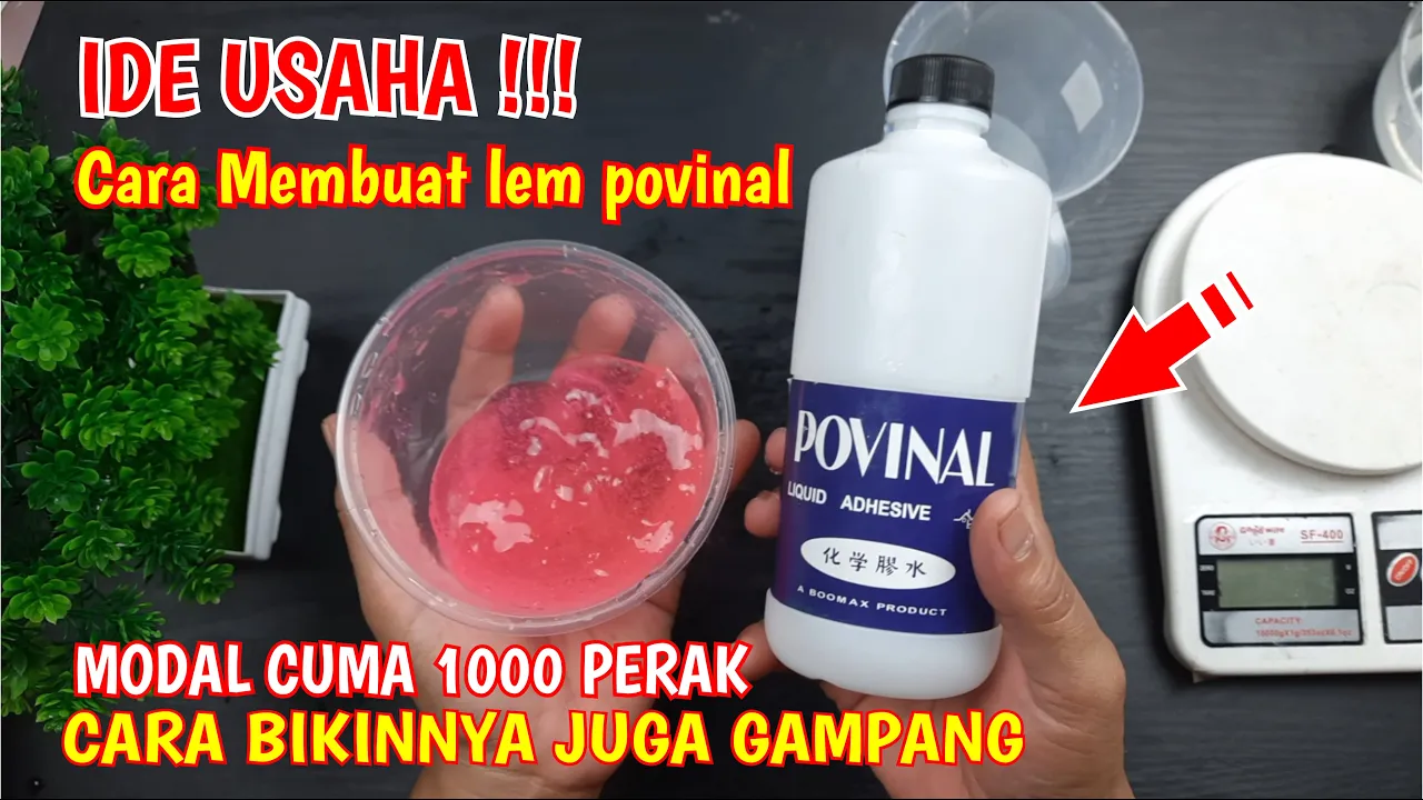 CARA MEMBUAT LEM SUPER KUAT DARI BAHAN SEDERHANA