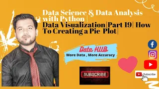 Data Science Data Analysis with Python Data Visualization Part 19 How To Creating a Pie Plot