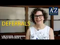 A2Z S2 E02 Deferrals