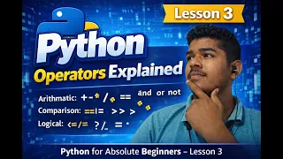 Operators Explained Arithmetic Comparison Logical Assignment Python Lesson3
