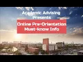 UNLV PreNSO Academic Advising
