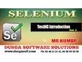 Selenium WebDriver TestNG Introduction Part - 1