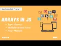 Arrays in JavaScript JavaScript Full Course Part - 8 Code Eater Hindi
