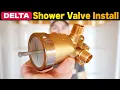 Delta Shower Valve Installation - PEX Install For Combo