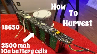 Bird Electric scooter Battery pack breakdown 18650 10a 3500 mah cells Harvest Tutorial