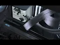 Black White Minimalist Darkcore x White Aesthetic Gaming Setup