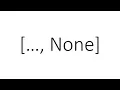 None in Python