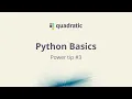 Python Basics in Quadratic