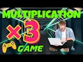 3X MULTIPLICATION GAME BRAIN BREAK EXERCISE MOVEMENT ACTIVITY MATH GAME TIMES TABLES
