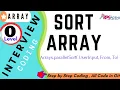 8 - 7Write a Java program to sort the numeric sub array using Arrays parallelSortuserInput 2 6