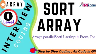 8 - 7Write a Java program to sort the numeric sub array using Arrays parallelSortuserInput 2 6