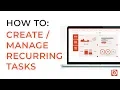 BigTime IQ How To Create and Manage Recurring Tasks
