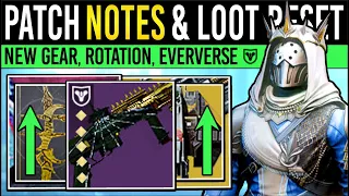Destiny 2 MASSIVE PATCH CHANGES NEW CONTENT Eververse JUICY Loot Vendors Raids 16th June