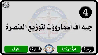 الحان مهرجان الكرازة المرقسية      مرحلة اولى وثانية   المستوى الاول   جيه اف اسماروؤت توزيع العنصرة دندنها