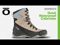 Oboz Women's Ousel Low Waterproof Hiking Shoe (Cinder Stone) - 71802-CRSN - Video 4 of 1