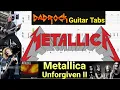 Download Lagu Unforgiven 2 - Metallica - Guitar + Bass TABS Lesson