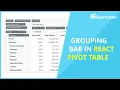 How to Enable Grouping Bar in React Pivot Table