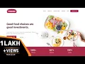 Responsive Food And Restaurant Website Using Bootstrap 5 Bootstrap 5 Responsive Website Design