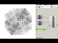 Dragon Curve 2 Fractal Curves by IFS Grasshopper Python Rhino