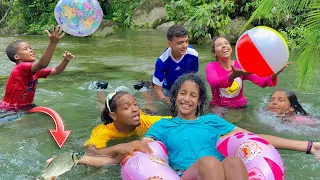 Un Día LIBRE Con Los NIÑOS En El Río 🤩🏊🏼‍♀️🌊🌴 *El Mejor Día Libre* 🎣😍🌤️