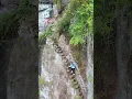 Download Lagu 湖北竟发现一开凿在悬崖绝壁上的天梯，徒手攀爬脚都站不稳，真的是太惊险了！#湖北 #旅行 #惊险  #探险 #青云迹